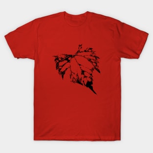 Black Leaf Skeleton T-Shirt